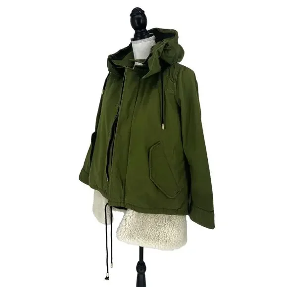 Doma Convertible Shearling Trim Utility Jacket - Picture 6 of 12